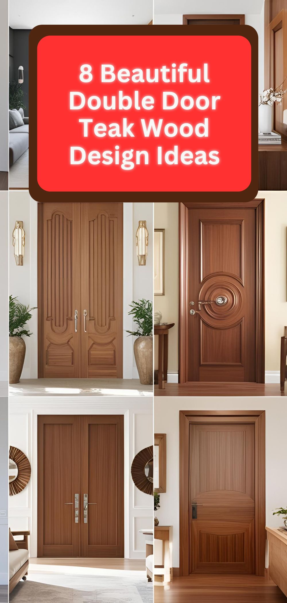 8 Beautiful Double Door Teak Wood Design Ideas Apollo Radar