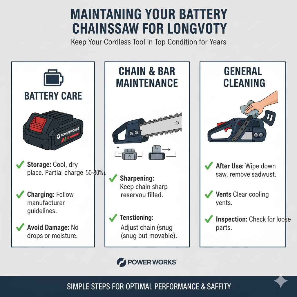 Maintaining Your Battery Chainsaw for Longevity