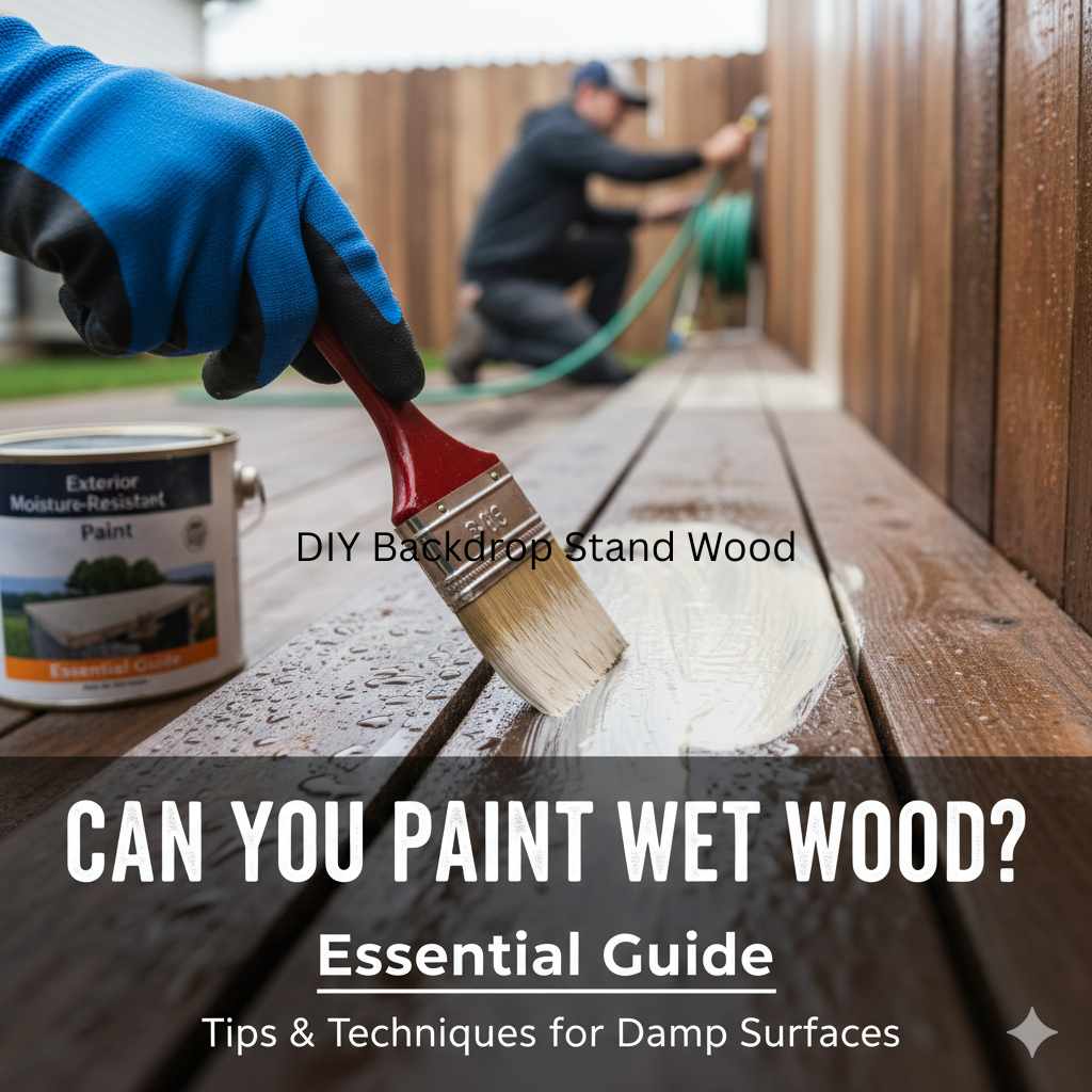 Can You Paint Wet Wood Or Damp Wood