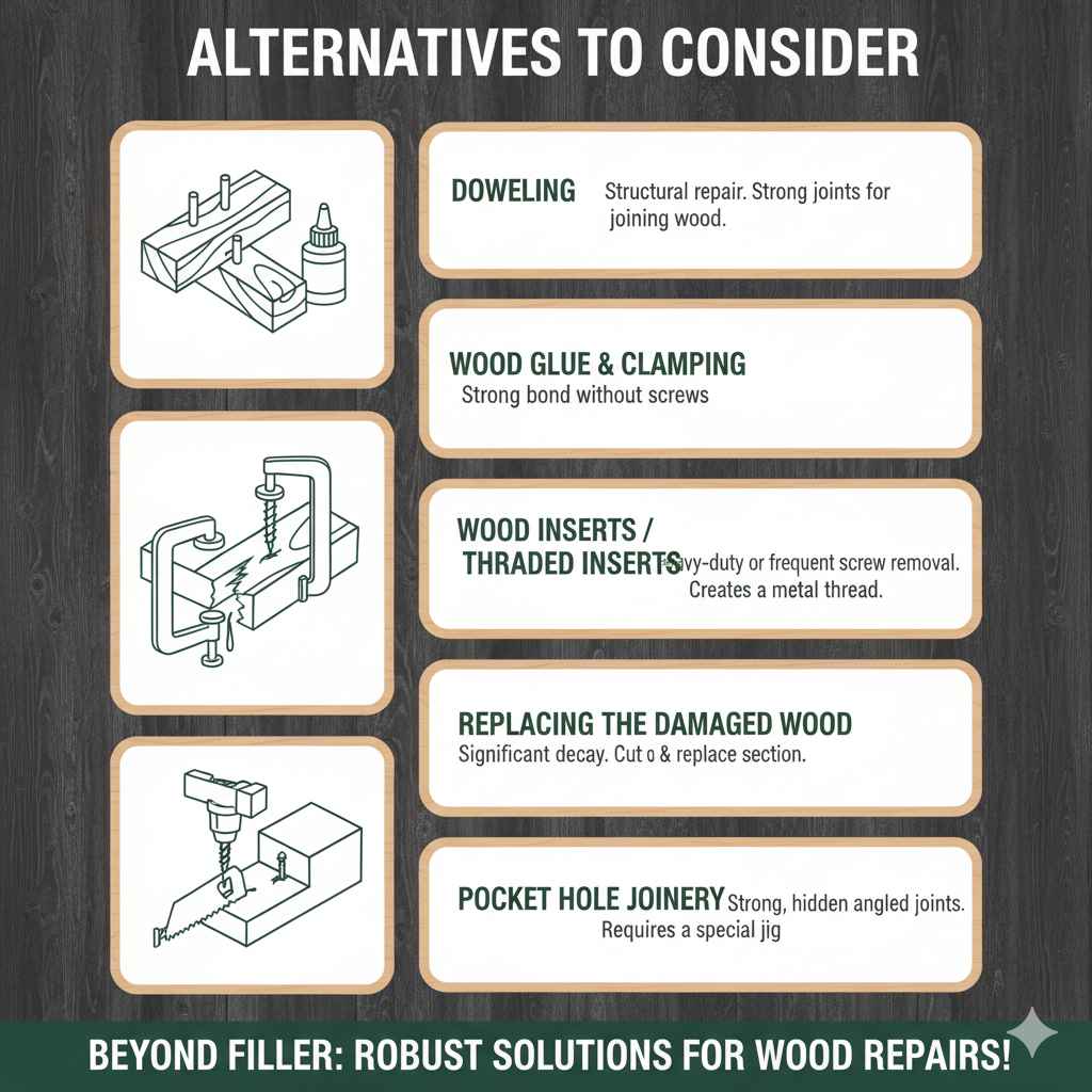 When to Consider Alternatives to Screwing into Filler