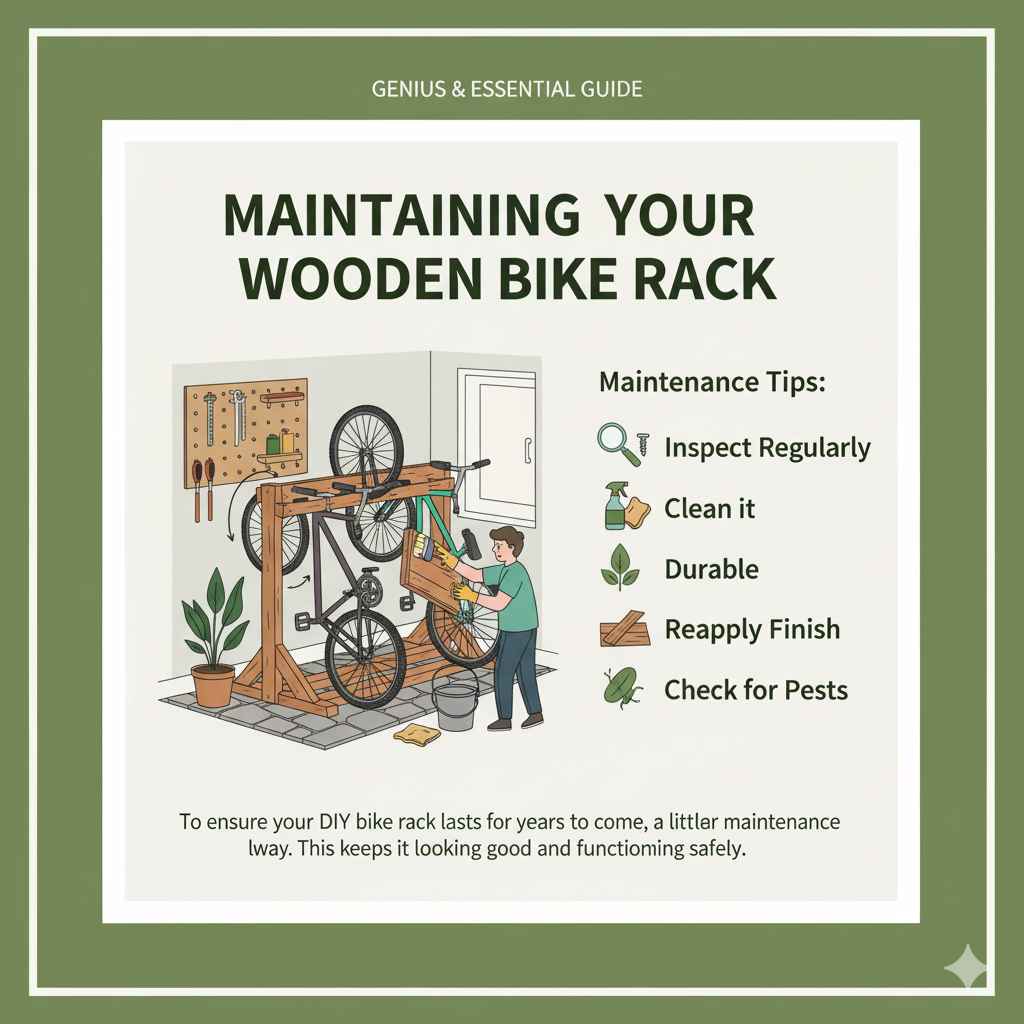 Maintaining Your Wooden Bike Rack