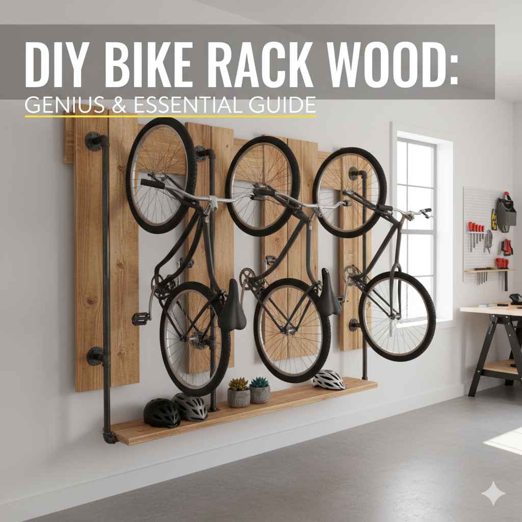 DIY Bike Rack Wood