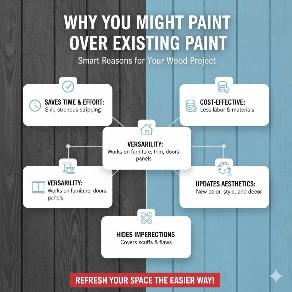 Why You Might Paint Over Existing Paint