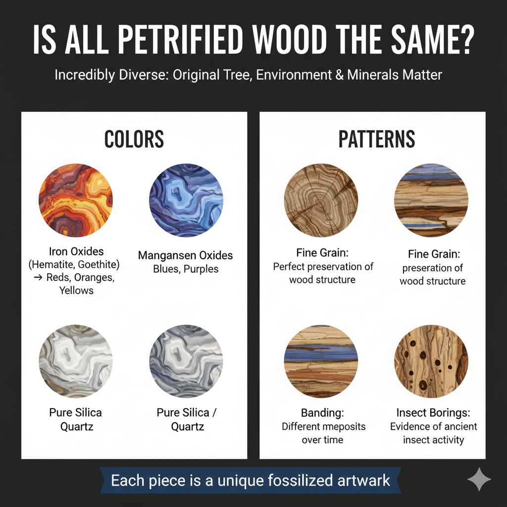 Is All Petrified Wood the Same?