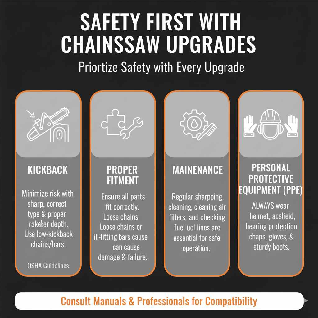 Safety First with Chainsaw Upgrades