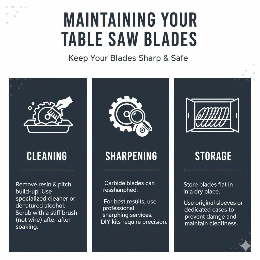 Maintaining Your Table Saw Blades