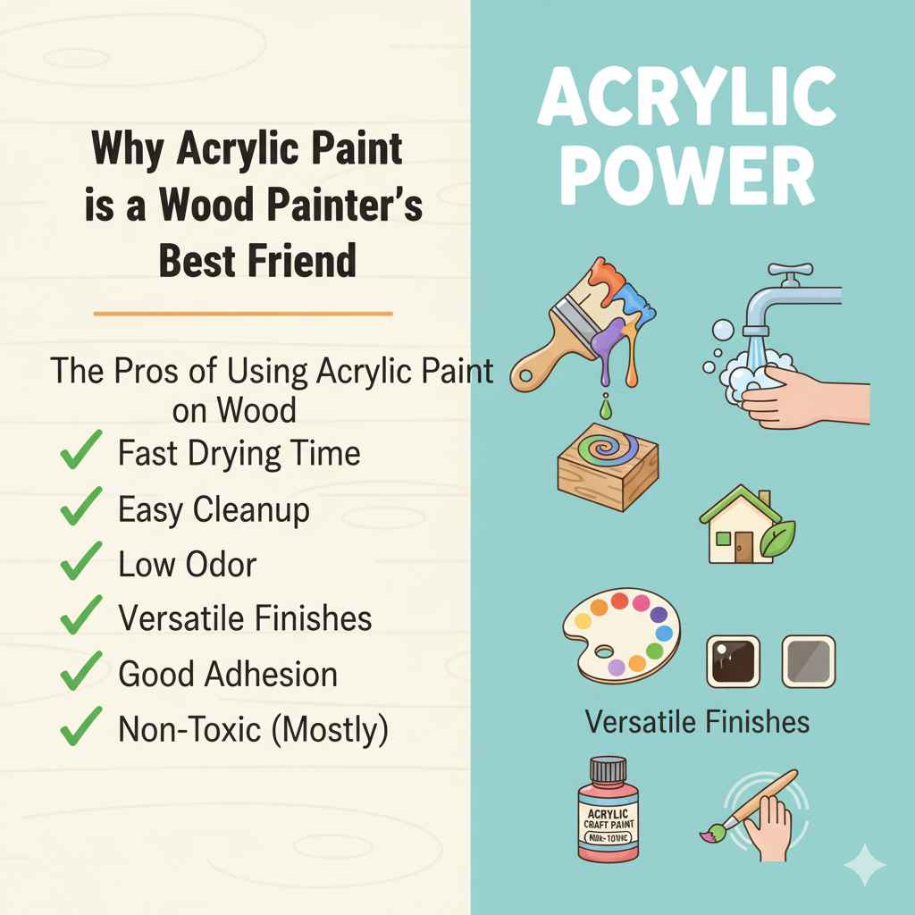 Why Acrylic Paint is a Wood Painter's Best Friend