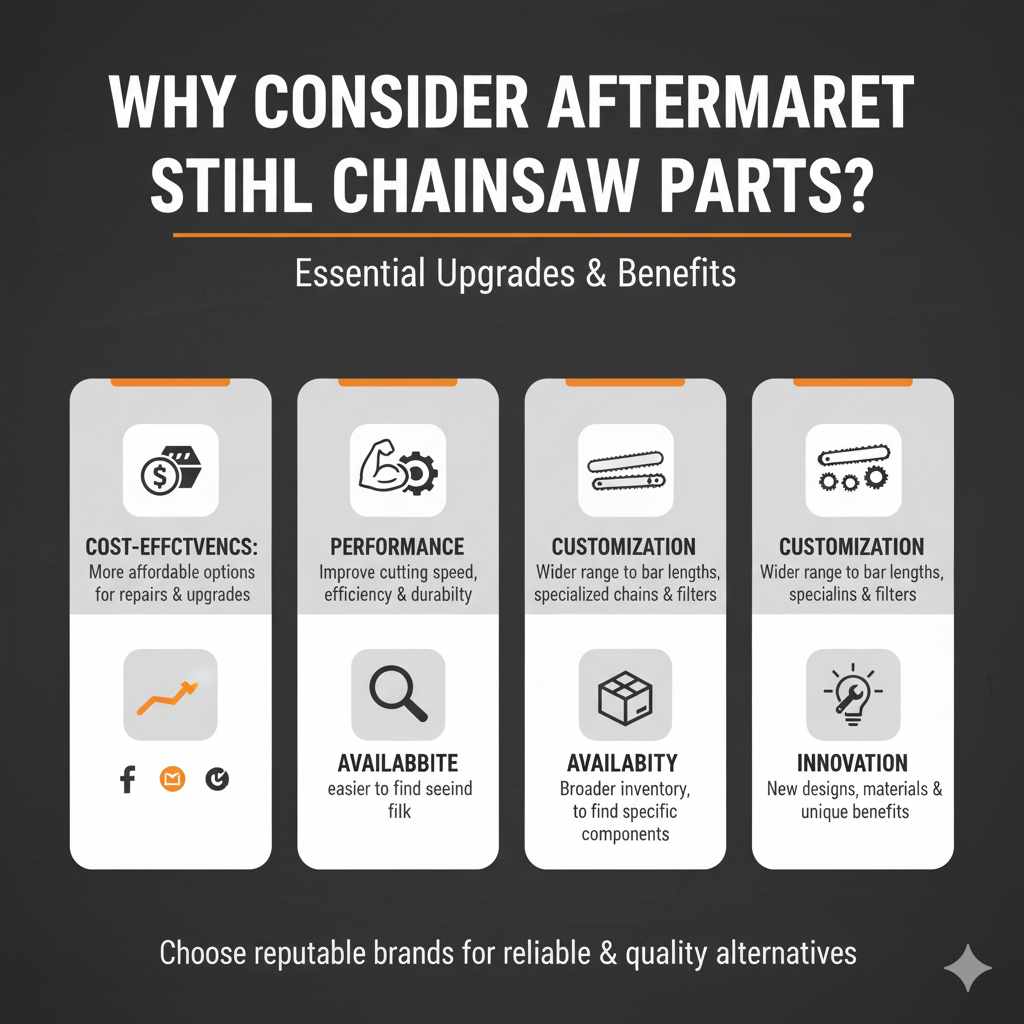 Why Consider Aftermarket Stihl Chainsaw Parts