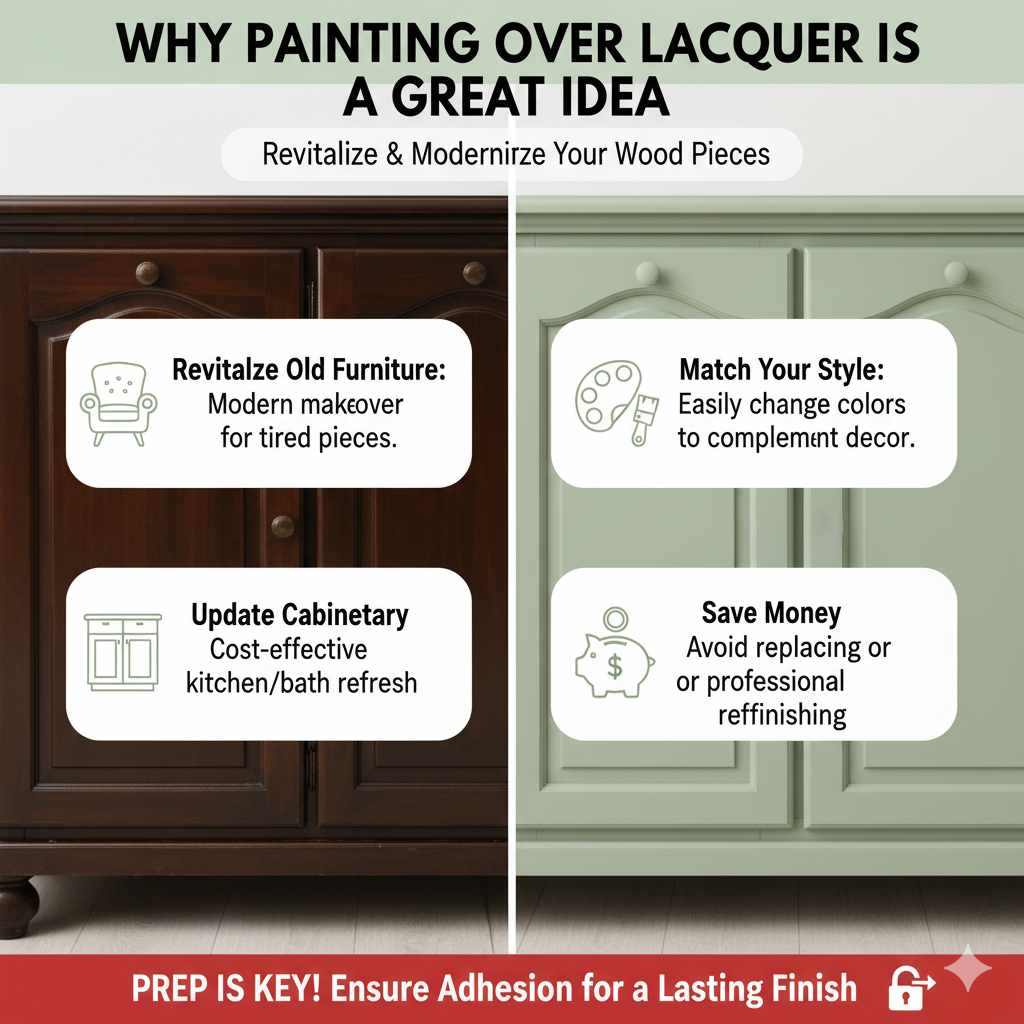Why Painting Over Lacquer is a Great Idea