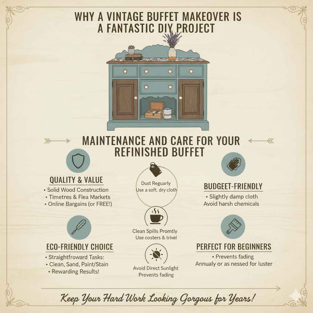Why a Vintage Buffet Makeover is a Fantastic DIY Project