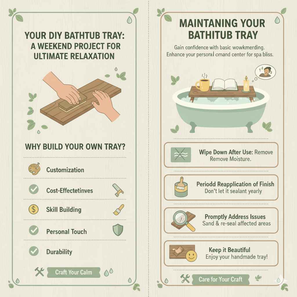 Your DIY Bathtub Tray
