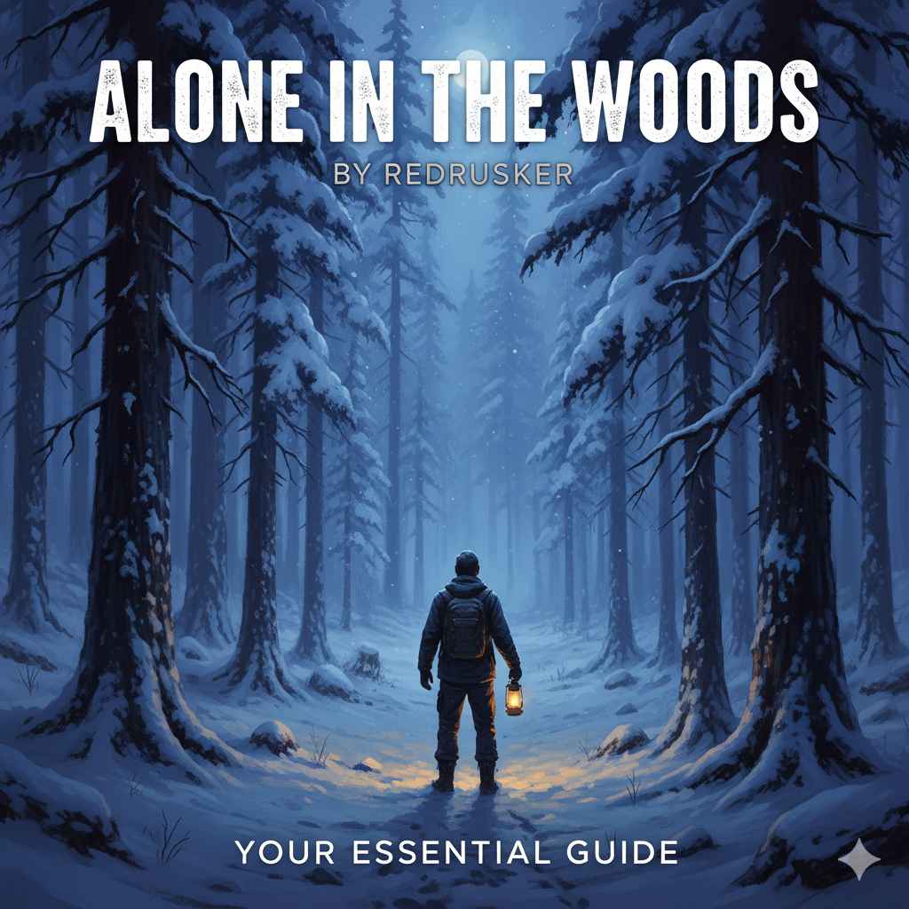 Alone In The Woods By Redrusker