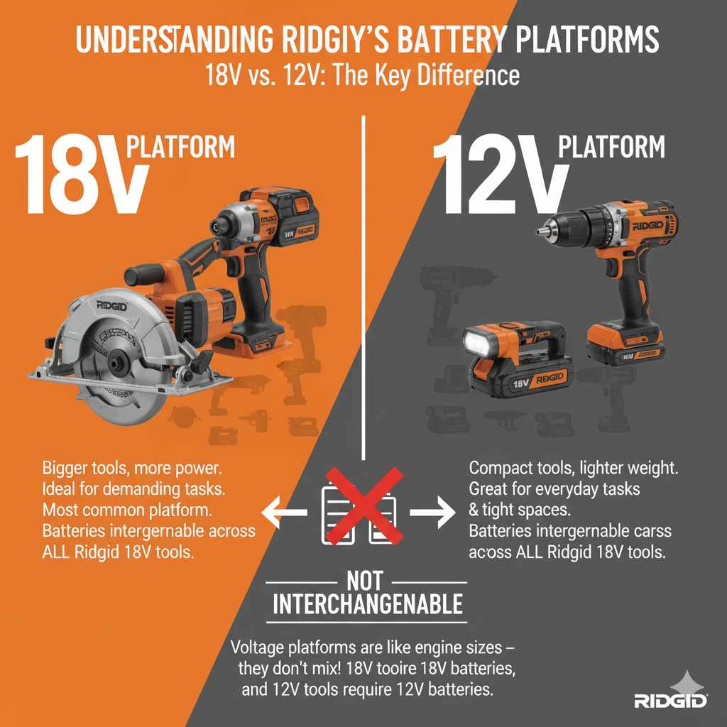 Understanding Ridgid's Battery Platforms
