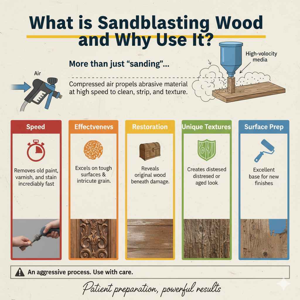 What is Sandblasting Wood and Why Use It?