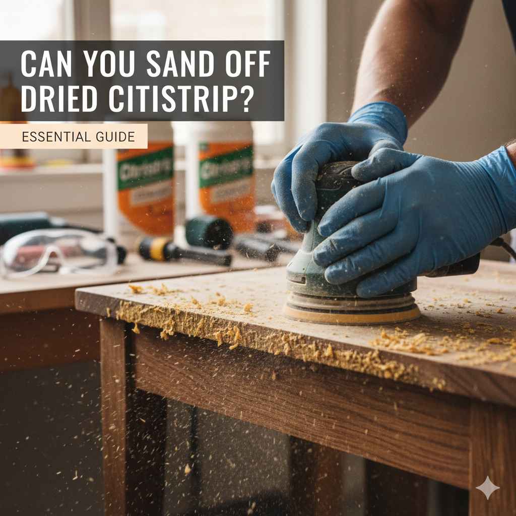 Can You Sand Off Dried Citristrip