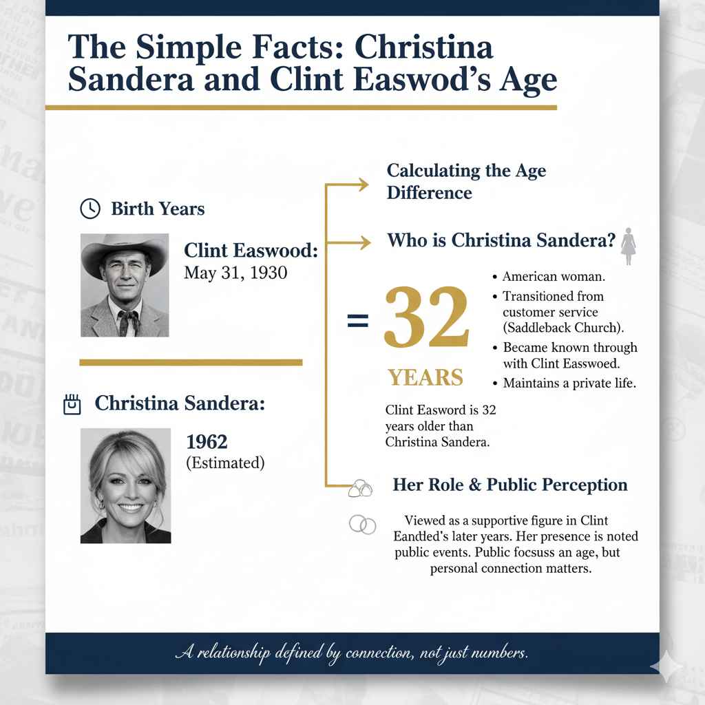 Christina Sandera and Clint Eastwood's Age