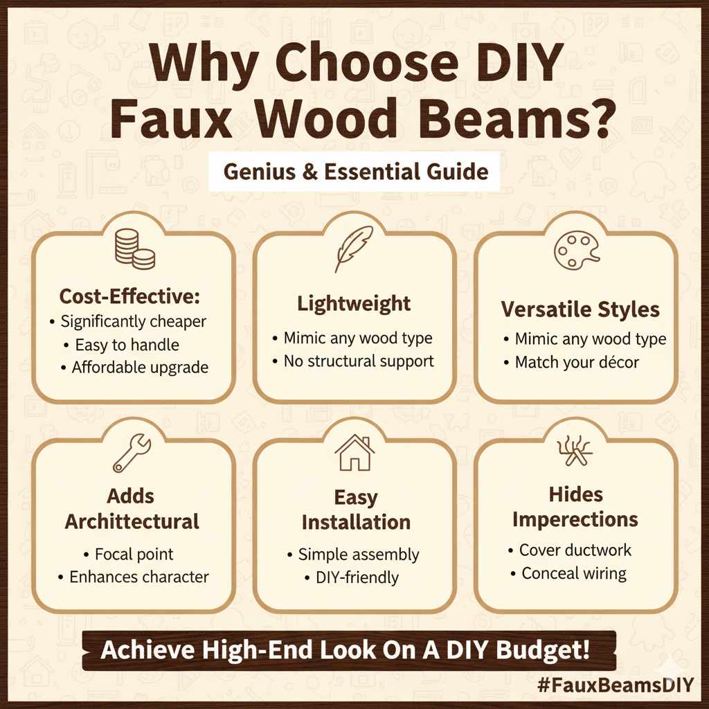 Why Choose DIY Faux Wood Beams