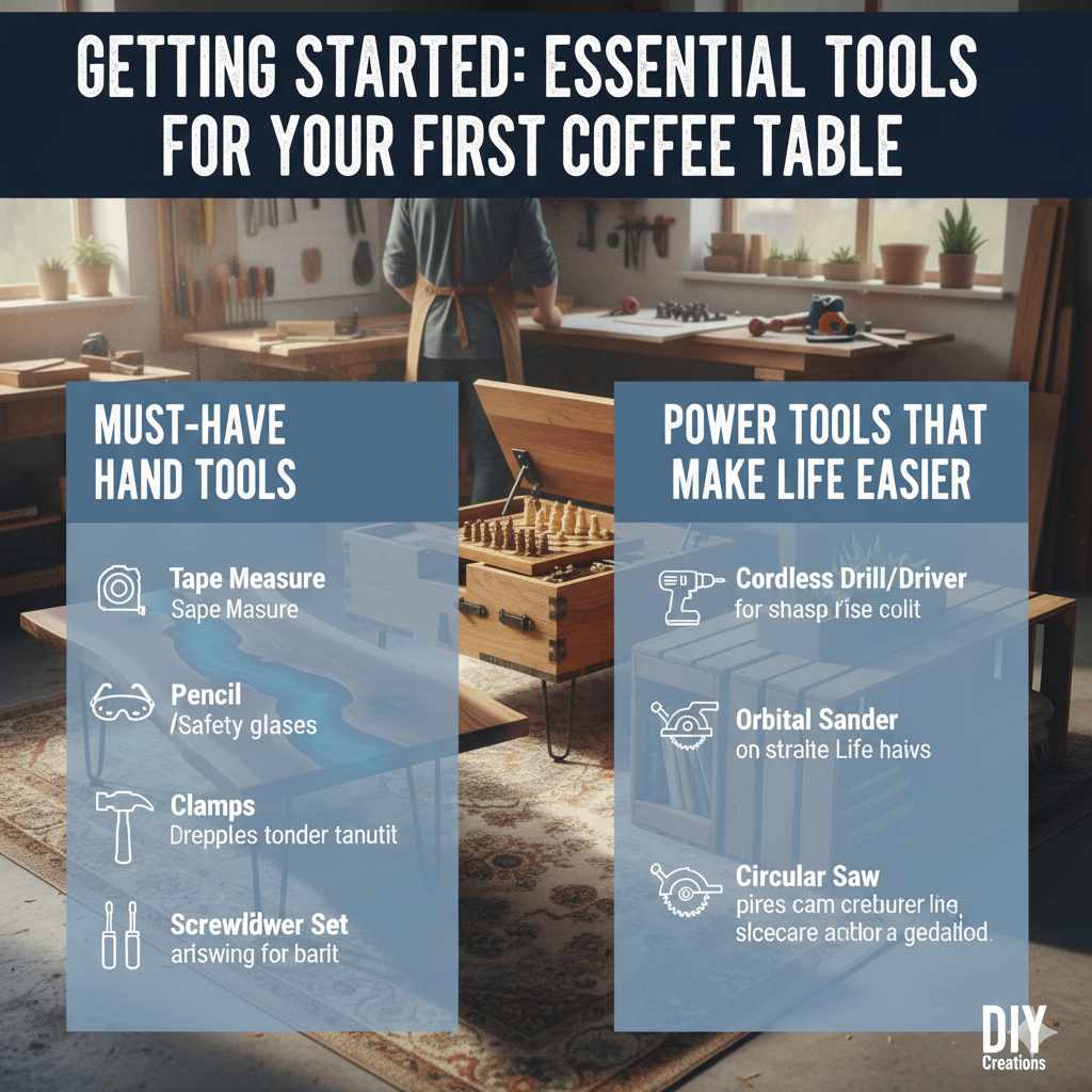 Essential Tools for Your First Coffee Table