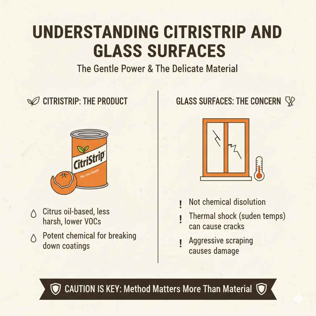 Understanding CitriStrip and Glass Surfaces