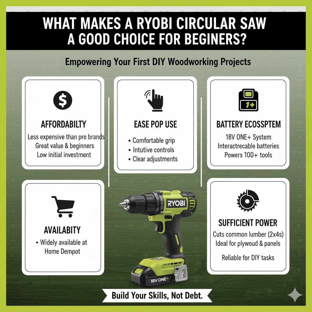 What Makes a Ryobi Circular Saw a Good Choice for Beginners