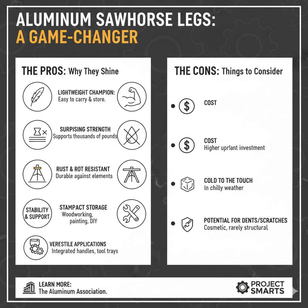 Why Aluminum Sawhorse Legs Are a Game-Changer