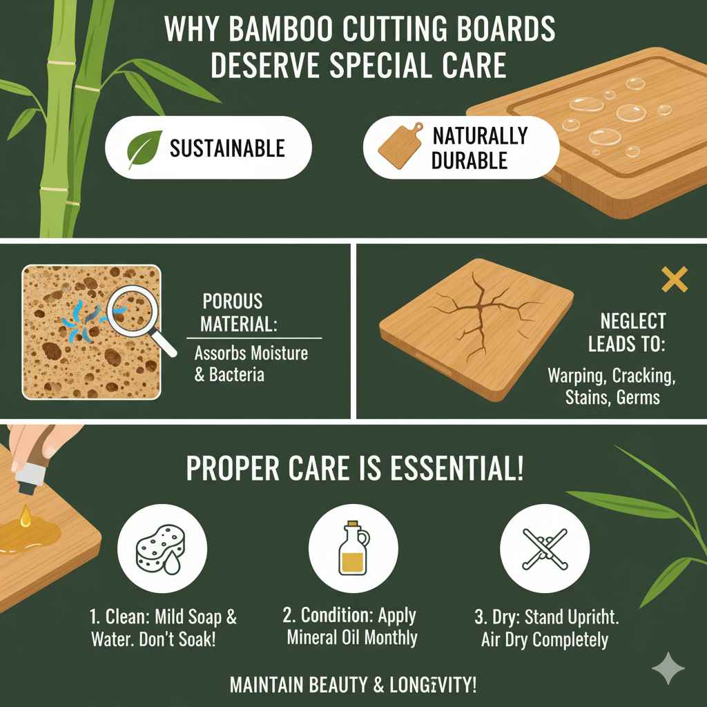 Why Bamboo Cutting Boards Deserve Special Care
