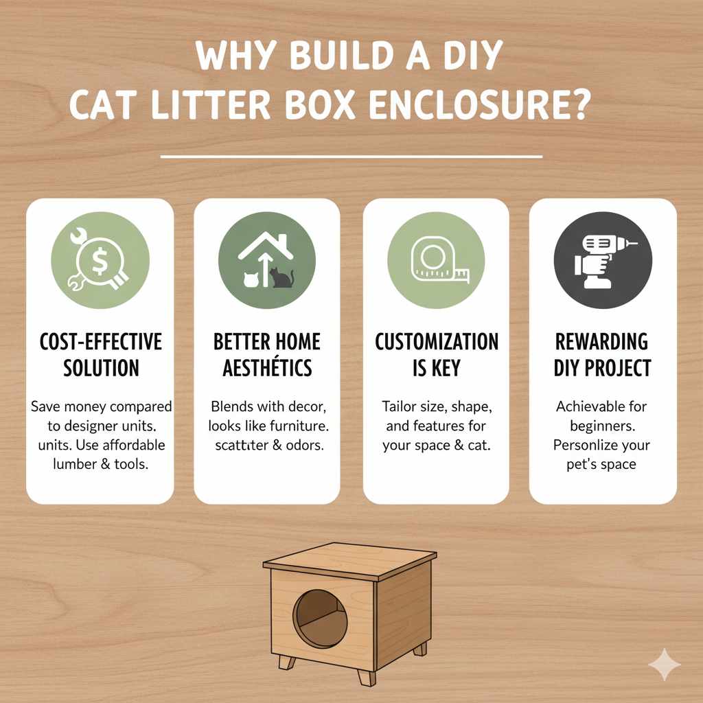 Why Build a DIY Cat Litter Box Enclosure