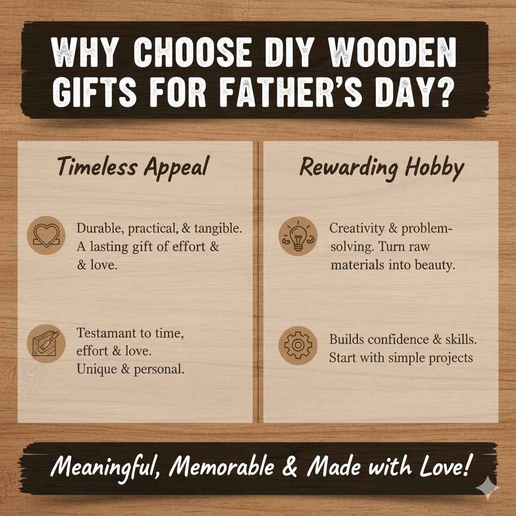 Why Choose DIY Wooden Gifts for Father's Day