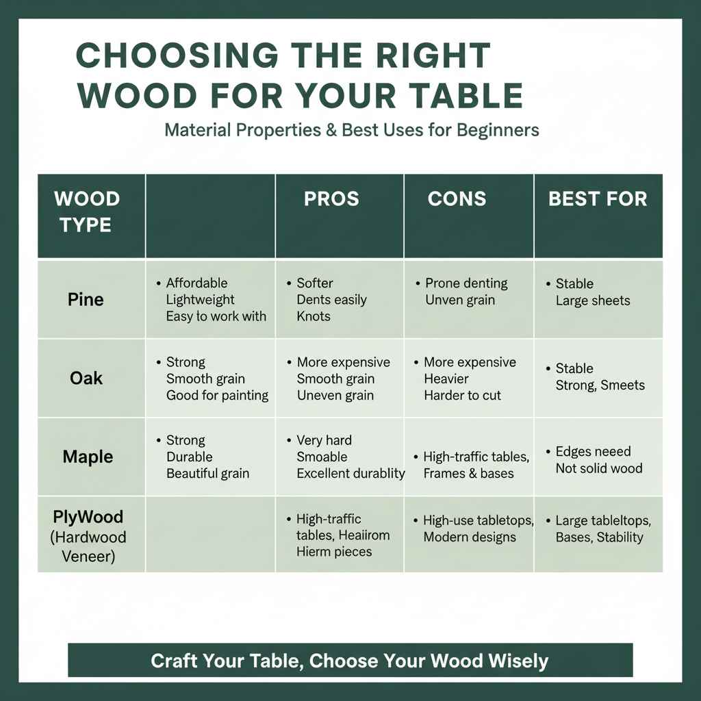 Choosing the Right Wood for Your Table