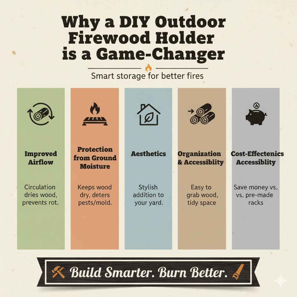 Why a DIY Outdoor Firewood Holder is a Game-Changer