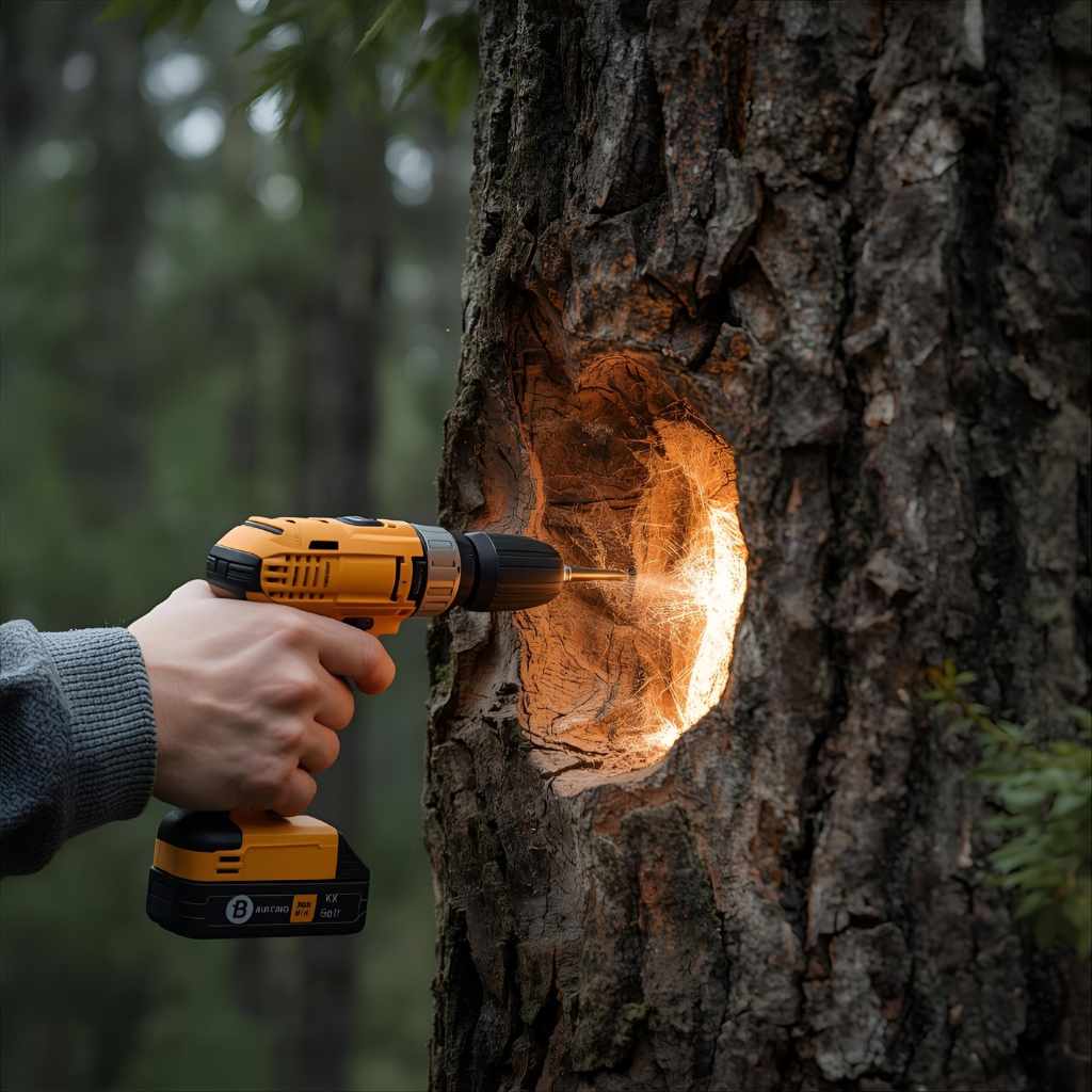 Can You Drill into a Tree